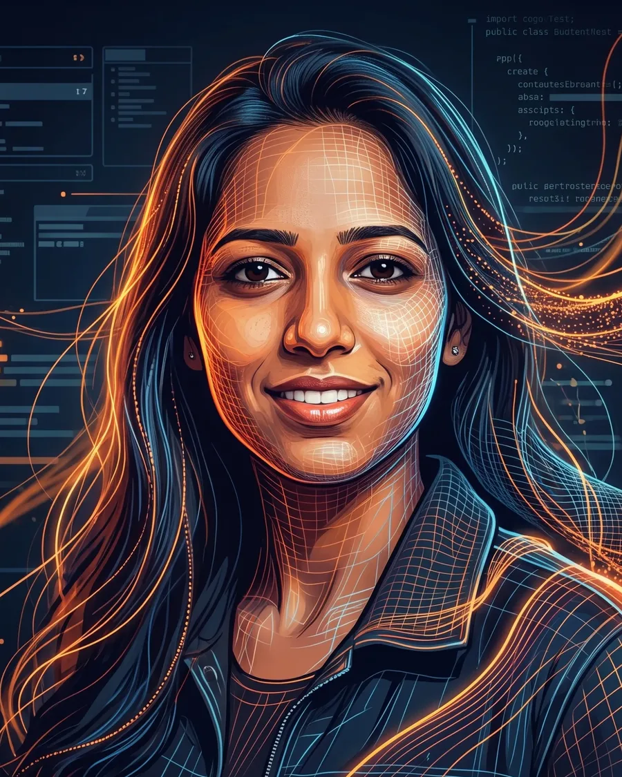 Portrait of Sunishtha Rajput